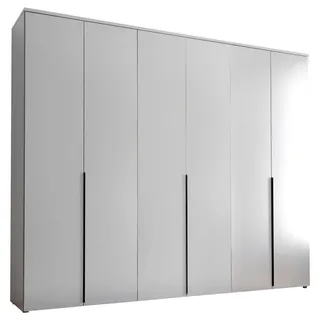 Stella Trading Mid.you Drehtürenschrank Weiß , Maße cm Schlafzimmer, Kleiderschränke, Drehtürenschränke