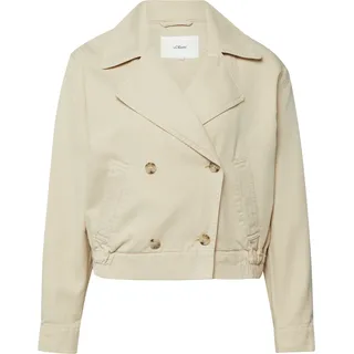 s.Oliver Cabanjacke aus Twill im Relaxed Fit Beige 42