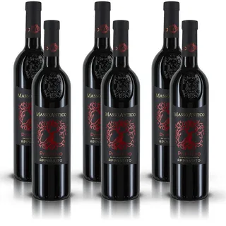 Masso Antico Primitivo Salento, halbtrocken, sortenreines Weinpaket (6x0,75l)