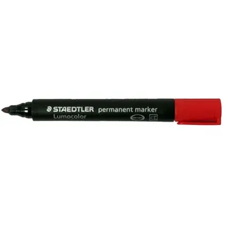 Staedtler Lumocolor Permanent Marker, rot