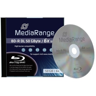 Mediarange CD-Rohling 3 MediaRange Bluray Rohlinge BD-R 50GB 6x Jewelcase