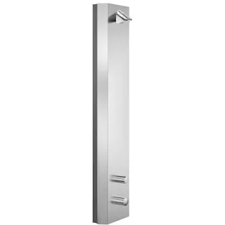 Schell V-Duschpaneel LINUS Inox DP-SC-T Selbstschl THM, m Duschk. Comf., ES geb.