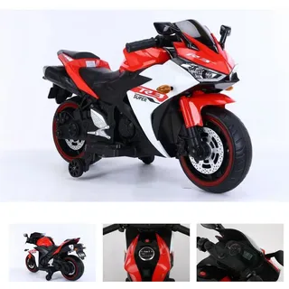 ES-Toys Elektro Kindermotorrad 888 rot (12 V)