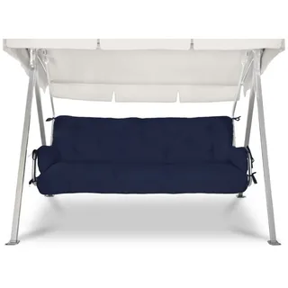 Beautissu Hollywoodschaukel Auflagenset Flair HS Dunkelblau