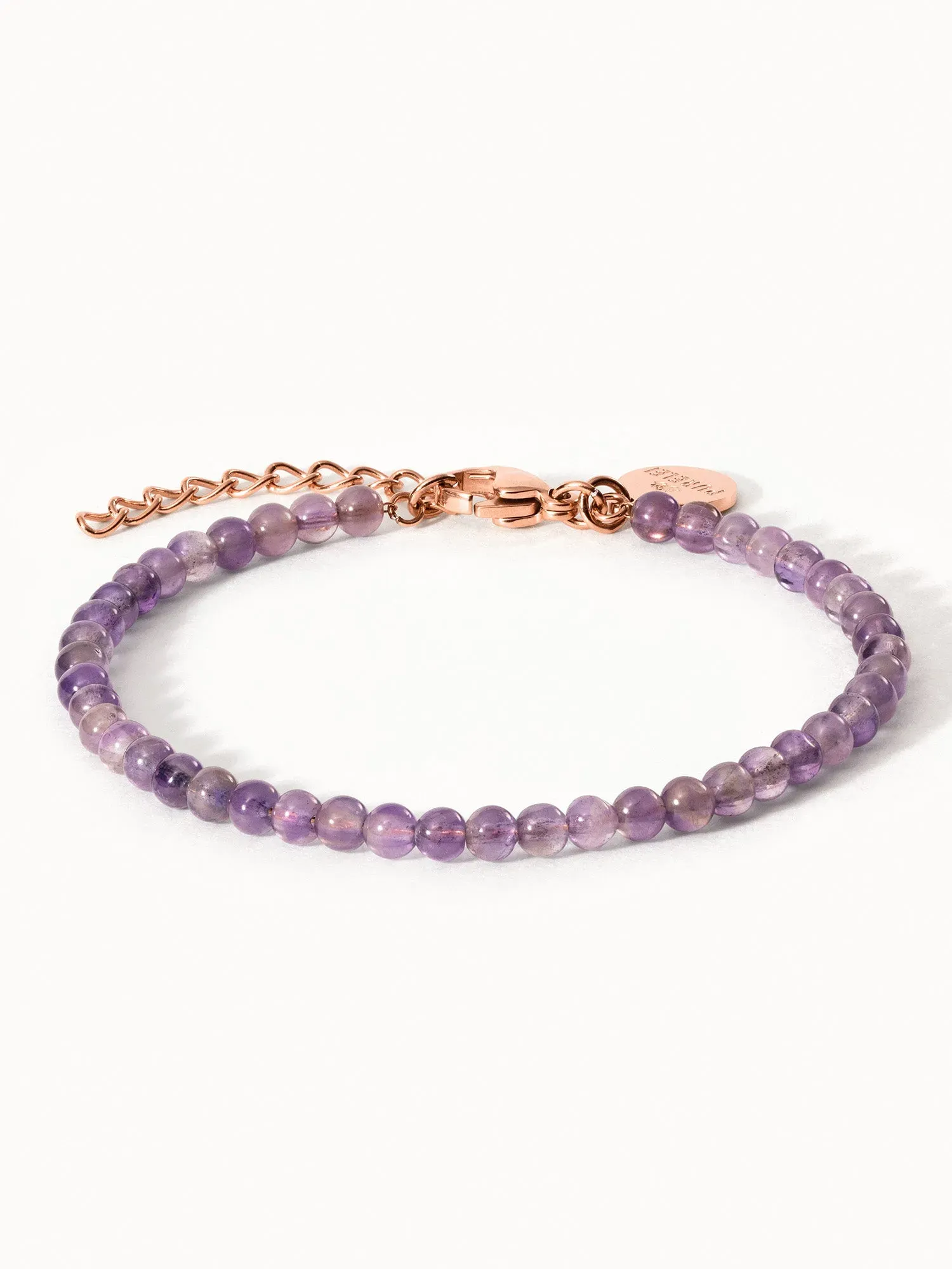 PURELEI Amethyst Armband, verstellbare Länge