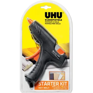 UHU Heißklebepistole UHU Starter Kit Hot Melt, inkl. 6 Patronen, für alle Klebepatronen mit Ø 11 mm