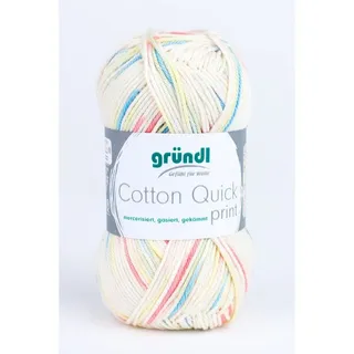 Gründl Cotton Quick print 50 g baby multicolor Handarbeit -