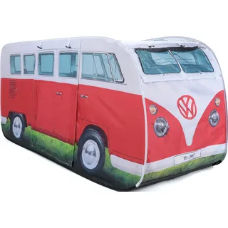 VW Collection T1 Bulli Kinder Pop-Up-Spielzelt rot für 1 Person