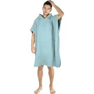 Normani Badeponcho aus Bio-Baumwolle Sitra in Hellblau | Gr.: onesize
