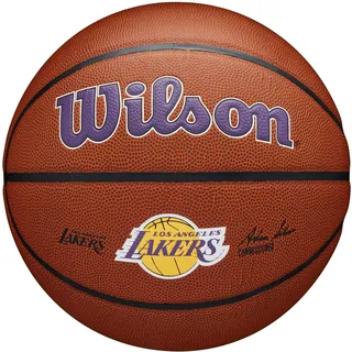 Wilson NBA Basketball, Team Alliance - Los Angeles Lakers braun 7