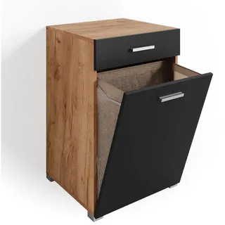 Vicco Wäschekorb Wäscheschrank Badschrank Matteo ANT/GKO Waschmaschinenschrank