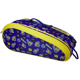 Wilson Tennis-Racketbag Minions 3.0 Team (Schlägertasche, 2 Hauptfächer) 2024 blau/gelb 6er