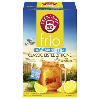 Teekanne Frio Tee Zitrone Teebeutel 18 x 2,5 g