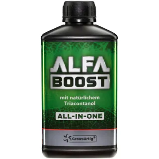 Sonstige Marken Growsartig ALFA Boost All-IN-ONE Pflanzen-Booster mit Triacontanol 0,5 Liter. Für Blüte, Wachstum und Bewurzelung. Steigert den Ertrag. Biozertifiziert.