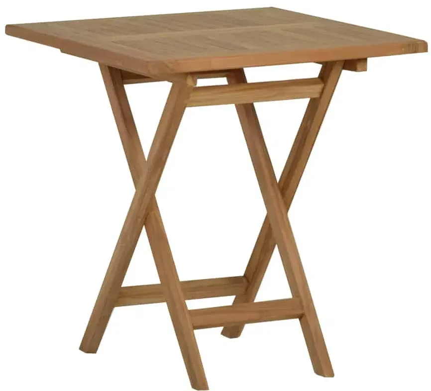 Teak Esstisch/Klapptisch 70x70cm Massivholz Teak