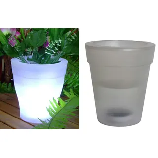 Gravidus LED Solar Blumentopf Pflanzkübel Leuchte Beleuchtet