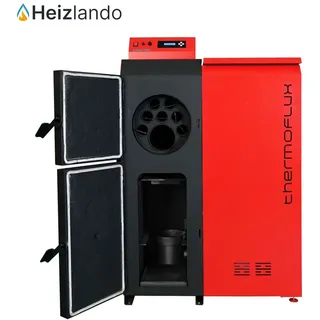 ThermoFlux Pelletkessel | Pelling 25 ECO | 25 kW | 135kg Behälter rechts