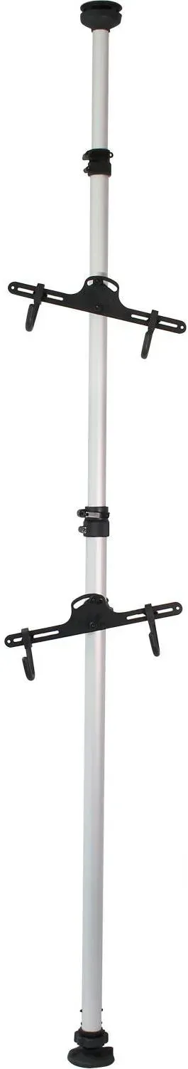 Wiltec Teleskop Fahrradhalter für 2 Räder je 20kg 160-340cm