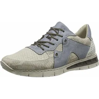 Rieker Rieker Art. M2845-65 Damen Sneaker in Beige, Größe 39 - Blau - 39