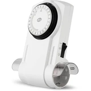 REV Ritter REV Zeitschaltuhr mechanisch 2-fach weiß