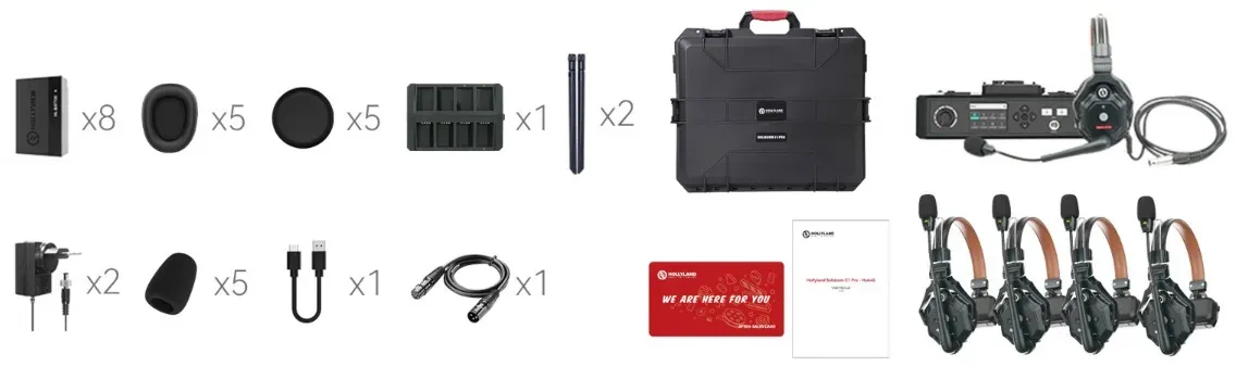 Hollyland Solidcom C1 Pro 4Set HUB