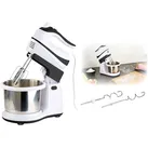 Handmixer-Set: Rührständer, Edelstahl-Schüssel, 5 Stufen, Turbo, 500 W