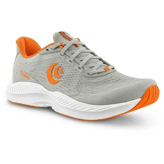 Topo Fli-Lyte 5 (Leichtigkeit, breitere Zehenbox) grau/orange Herren Laufschuh grau 42,5 EU