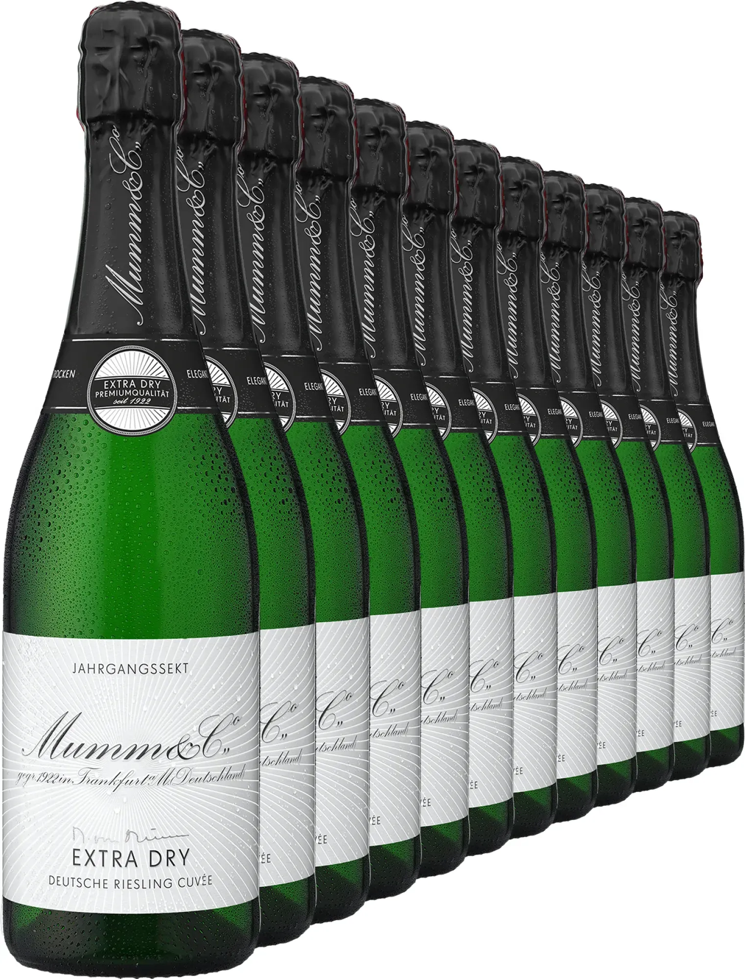 Mumm Nostalgie Edition Riesling Sekt im 12er-Vorratspaket