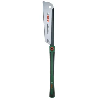 Bosch Japansäge Dozuki 270mm (Zugsäge für saubere und sehr präzise Schnitte in Holz und Kunststoff; Flexibles Sägeblatt aus SK5 Stahl; Feine Zähne 17 TPI; Extralanger Griff mit Softgrip)