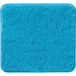 Erwin Müller Badematte WC-Vorlage "Rhodos", Höhe 30 mm, eckig, Uni blau