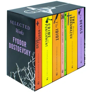 Selected Works of Fyodor Dostoevsky 7 Book Collection Set: (Crime and Punishment, The Brothers Karamazov, White Nights and Other Stories, The Idiot, ... from the Underground, The House of the Dead)