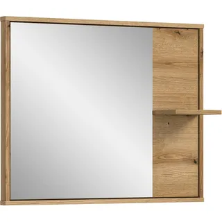 WELLTIME Spiegel »Kayu, Breite 84 cm, 1 Ablagefläche«, Badspiegel, Bad-Möbel, Badezimmer, Bad, Badezimmerspiegel, braun