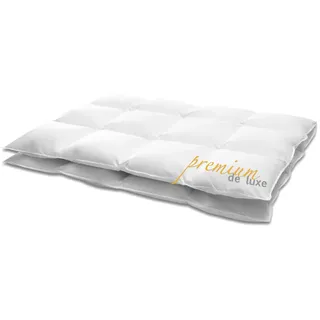 HANSKRUCHEN GmbH Hanskruchen Daunendecke Premium de Luxe 135 x 220 cm Warm - Weiß