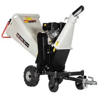 LUMAG RAMBO HC15PRO Benzin Häcksler Gartenhäcksler E-Starter 12,3 PS Pendelachse