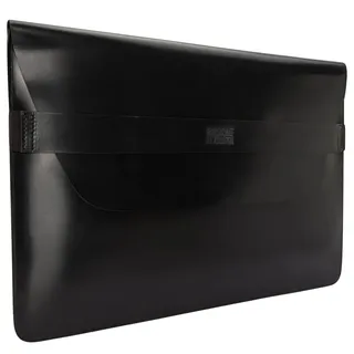 Buckle & Seam Terra Leather Laptop Sleeve S Black