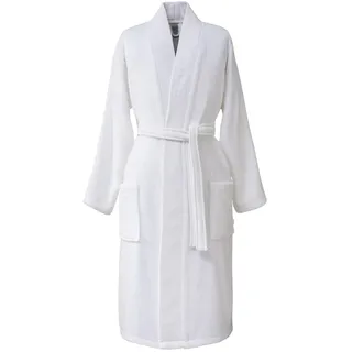 Hugo Boss Home Herren Bademantel Plain M | ice - weiß