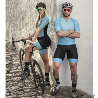 Damen-Triathlon-Anzug - Damen - Tri-Anzüge - Trisuit - Einteilige, kurzärmlige, schmale, athletische Passform (kein Regal-BH) Radsportbekleidung (Color : 7, Size : Large)