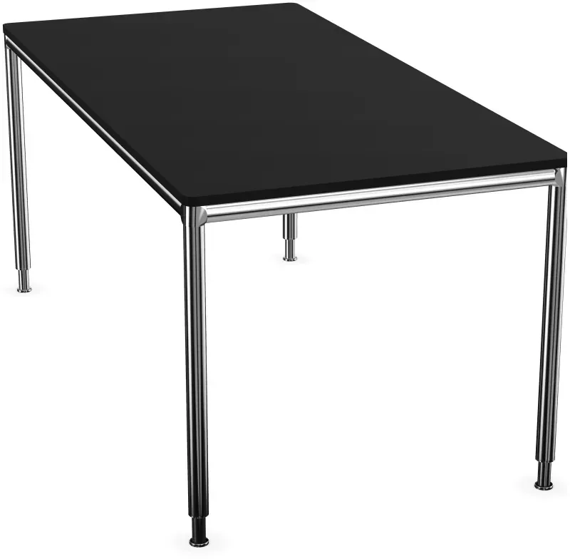 BOSSE S-DESK | Schreibtisch schwarz | 160x80 cm | Modul Space