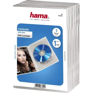 Hama 83895 DVD-Leerhülle 5 transparent
