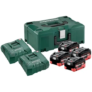 18 V 1 x 8,0 Ah + Schnellladegerät + metaBox 685135000