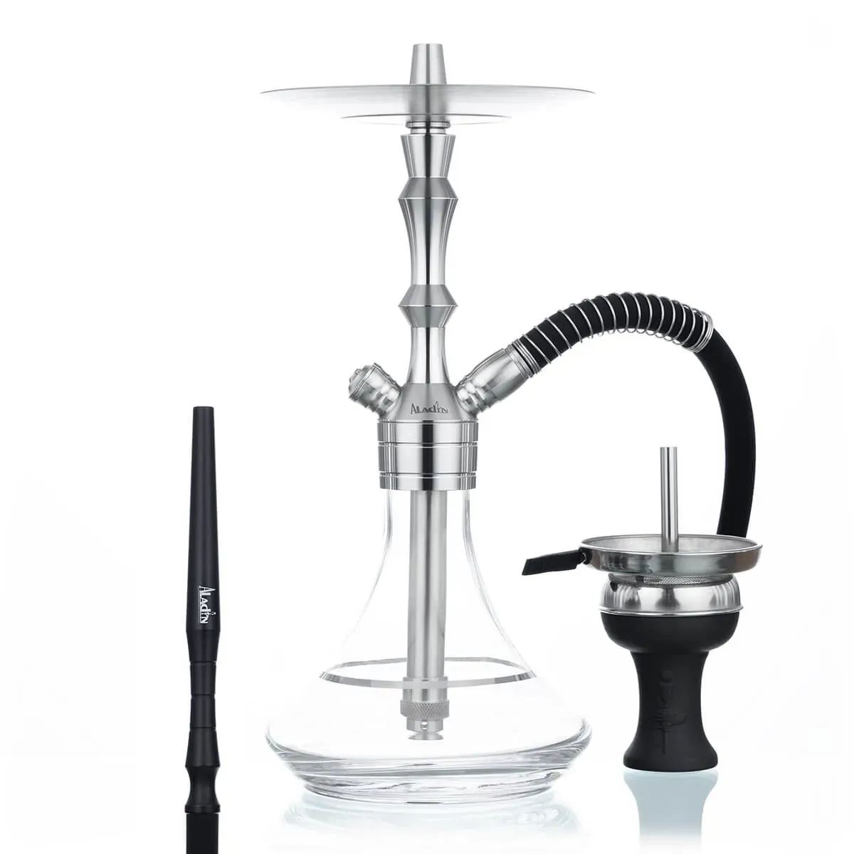 Aladin Shisha MVP 360 (Clear with Silver Ring)