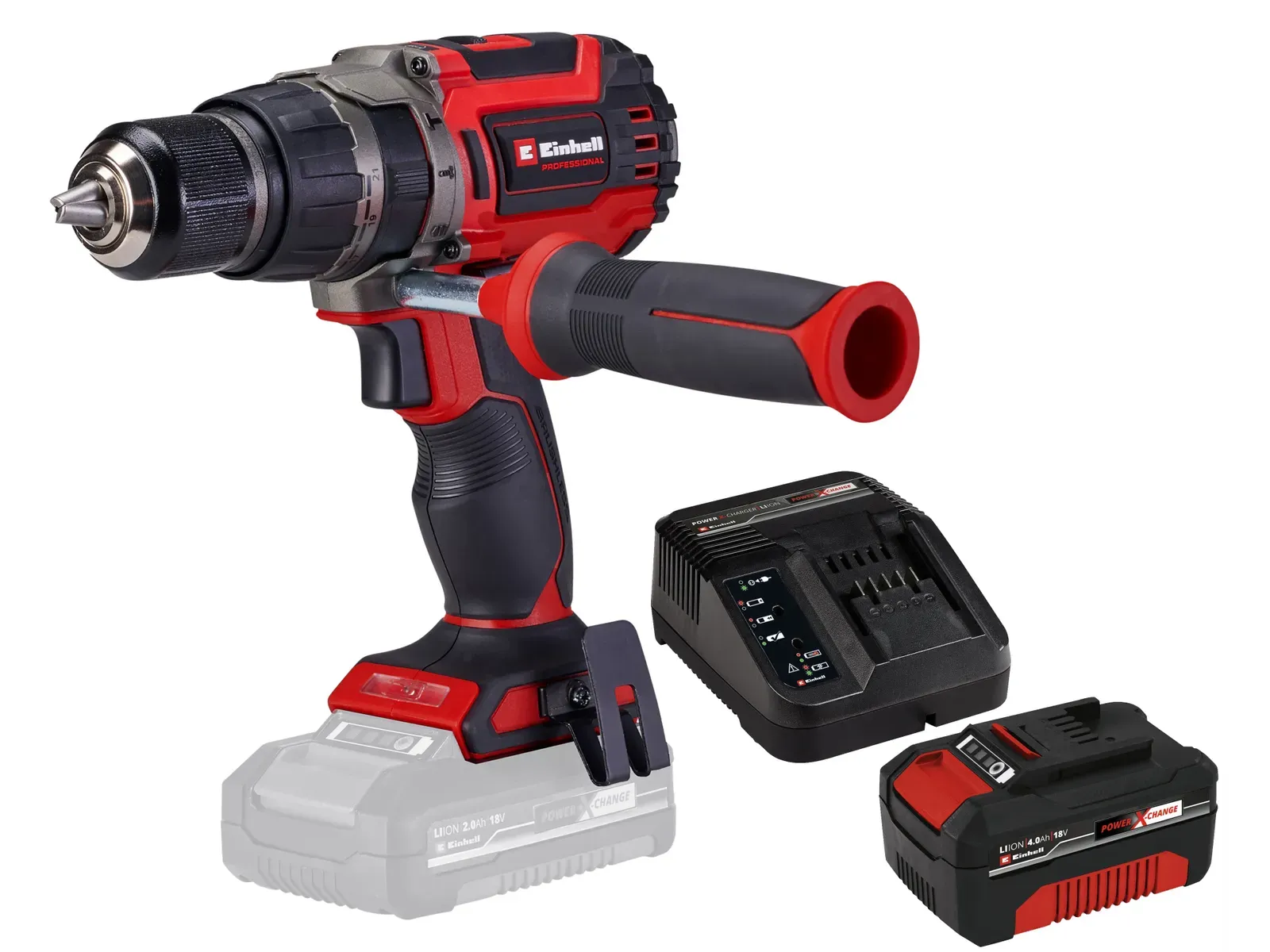 EINHELL PROFESSIONAL Akku-Schlagbohrschrauber TP-CD 18/70 Li-i BL Kit (1x 4,0 Ah)