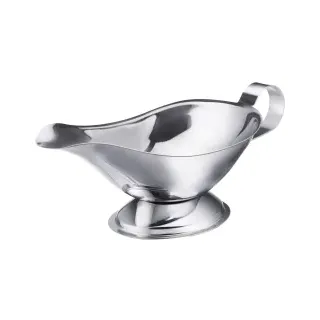 Westmark Saucière/Saucenschüssel, Tropffreier Auslauf, Füllvolumen: 250 ml, Rostfreier Edelstahl, Silber, 62282270