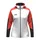 Kapuzenjacke weiß/coral/marine M