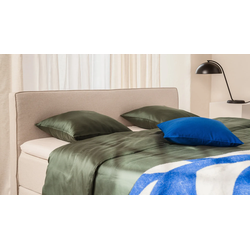 BRUNO Boxspringbett Premium 180x200cm in Beige | Matratzen-Härtegrad: Links H3 / Rechts H2 | mehrfach ausgezeichnet in Design & Qualität