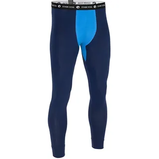 STARK SOUL Lange Unterhose für Herren, Long John Pant aus Baumwolle, Marine, Gr. XXL