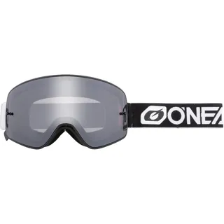 O'Neal | Fahrrad- & Motocross-Brille | MX MTB DH FR Downhill Freeride | Verstellbares Band, optimaler Komfort, perfekte Belüftung | B-50 Goggle Force Force V.22 | Unisex | Schwarz Silber | OS