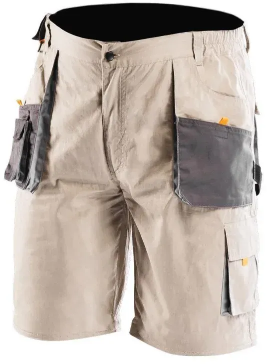 kurze Arbeitshose beige