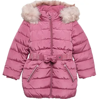 S.Oliver Steppmantel mit abnehmbarer Kapuze und Gürtel pink 92