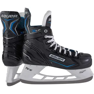 Bauer Herren S21 X-LP Skate Feldhockey-Schuh, Schwarz/Weiss/Blau/Silber, 48